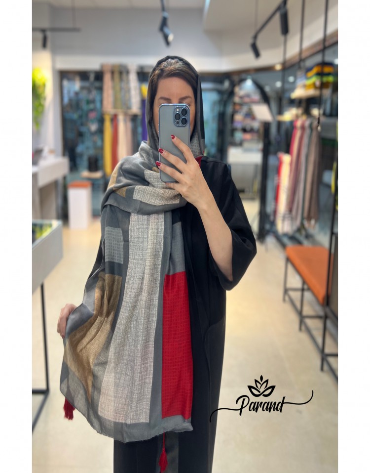 شال نخی منگوله دار code:21