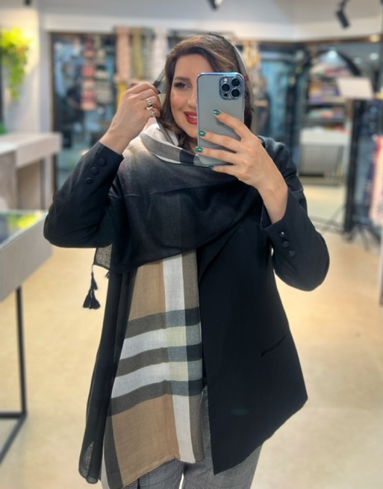 شال نخی پاییزه باربری وارداتی code;39