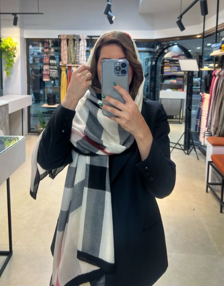شال نخی پاییزه باربری وارداتی  code:40