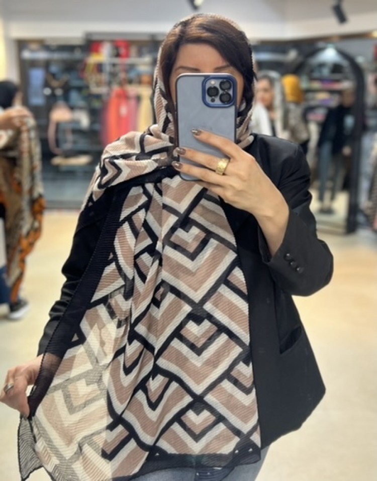 شال پلیسه مثلثی وارداتی code:431