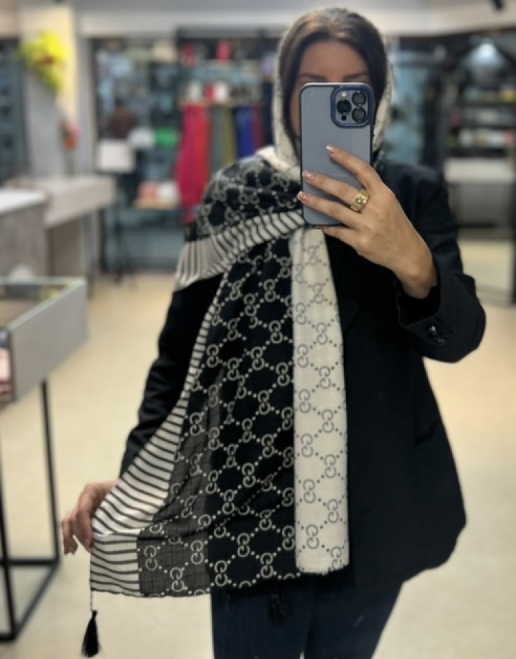 شال نخی منگوله دار گوچی code:518