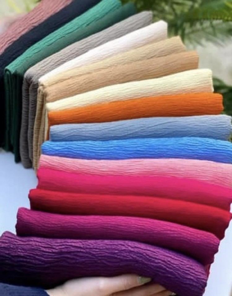 شال نخی چروک فامو code:605