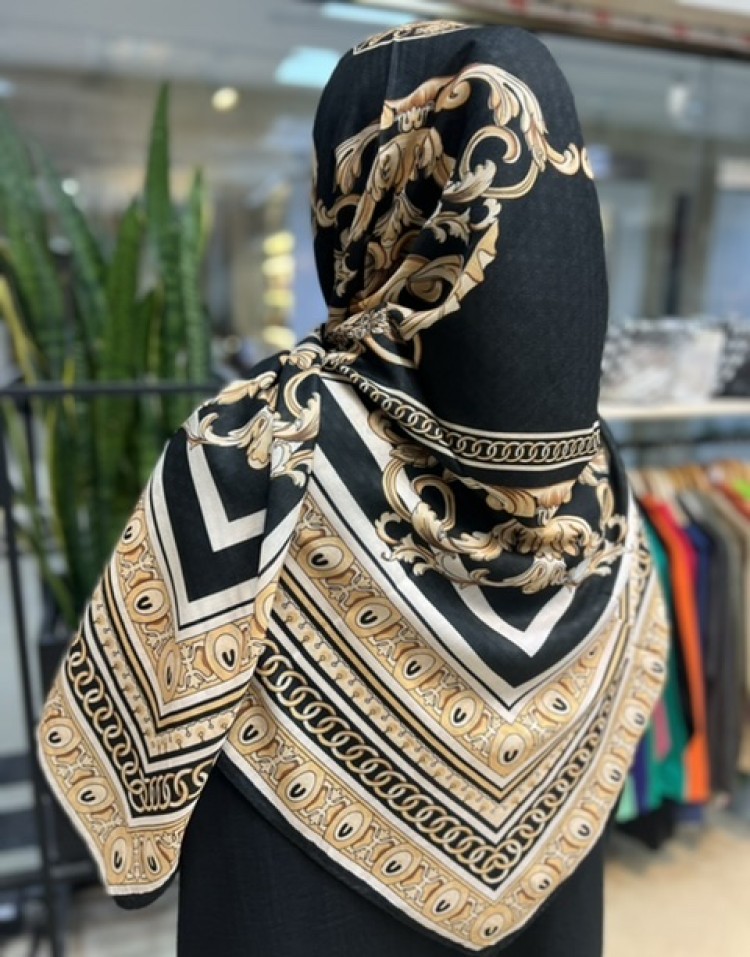 روسری نخی دوردست دوز code:664