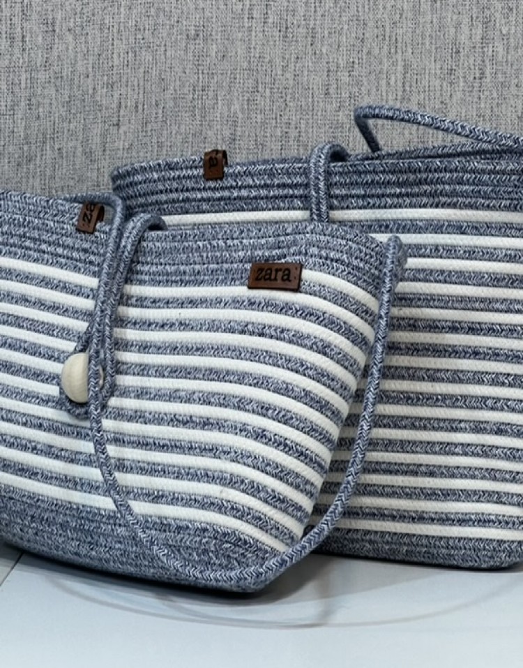 کیف کنفی دست بافت Code 1572