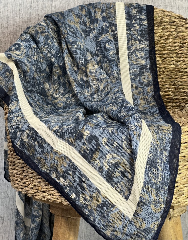 روسری نخی طرحدار code 2707