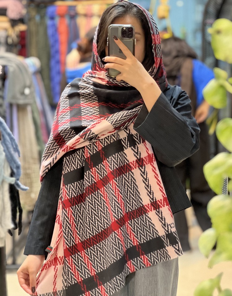 شال موهر طرحدار code:2909