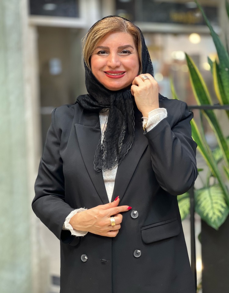 مینی اسکارف سه گوش توری وارداتی code:3056