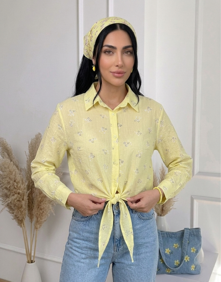 شومیز گره ای ماهور code:3491