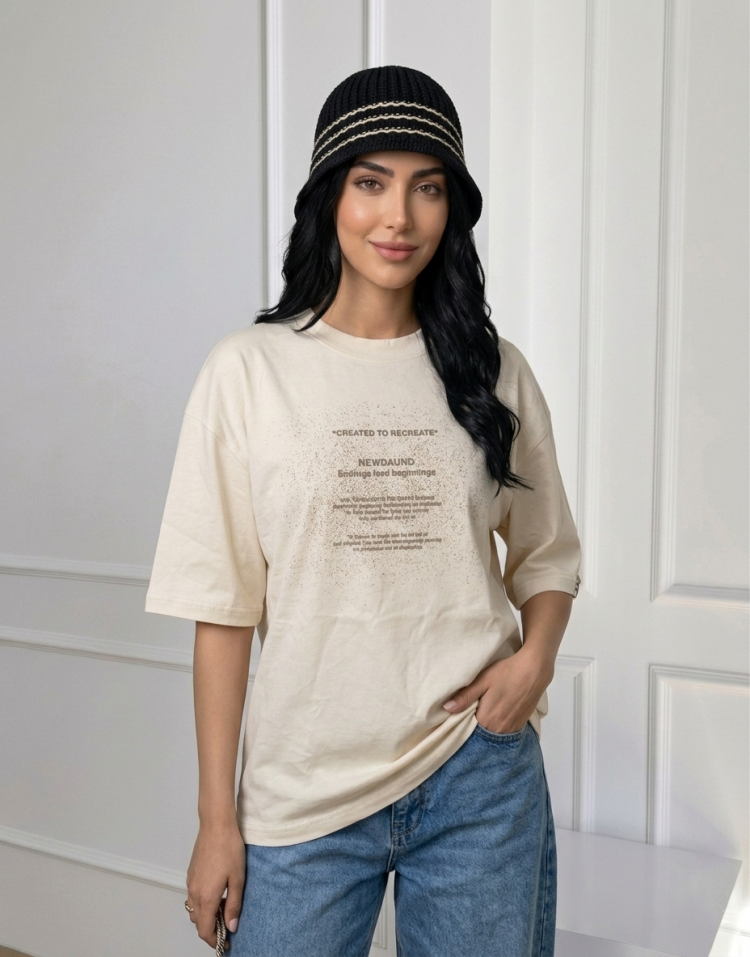 تیشرت باکسی آیلین code:3484