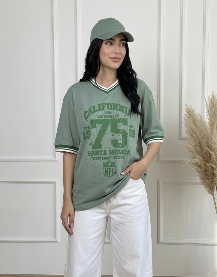 تیشرت زنانه یقه گرد مهرآسا code:3497